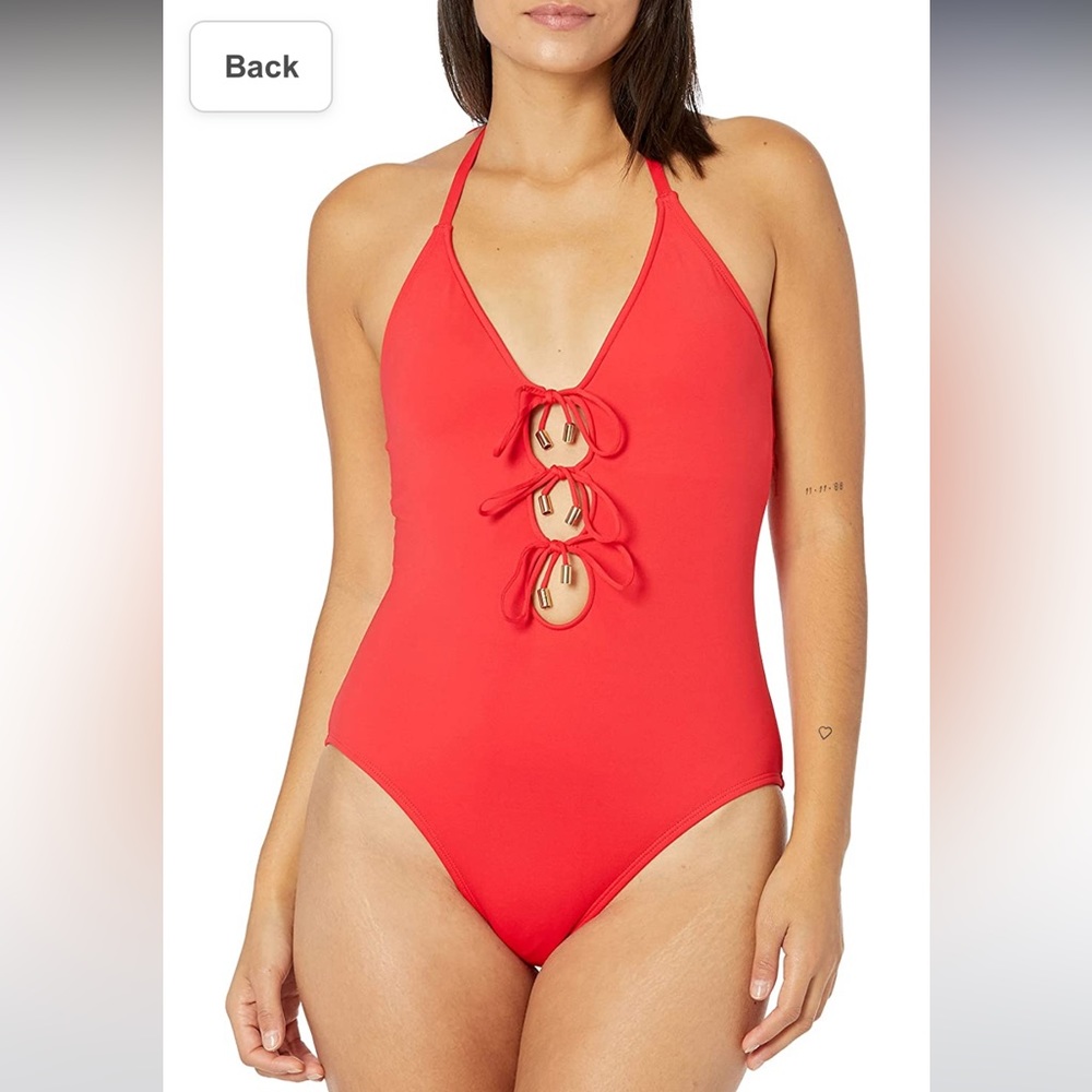 La Blanca one piece Island Goddess triple tie swimsuit